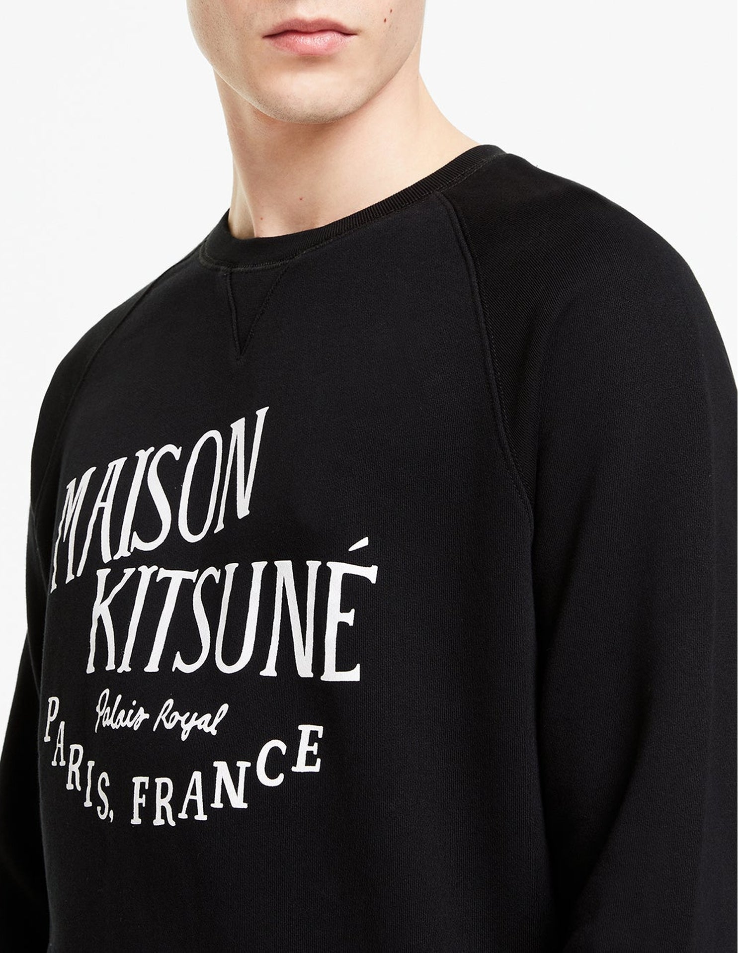 Sweatshirt Palais Royal à manches longues raglan - Black