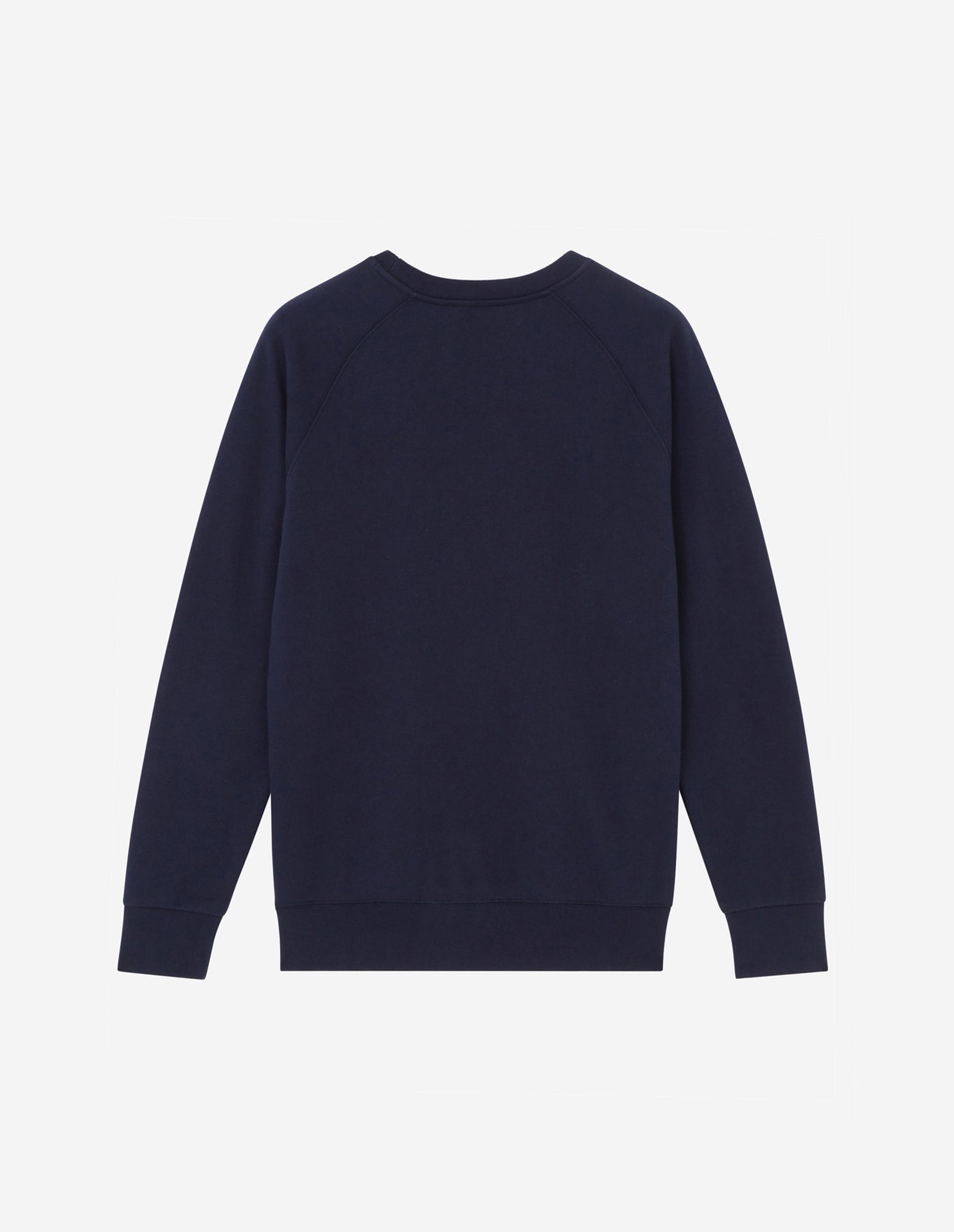 Round-neck long-sleeved raglan sweatshirt - Navy