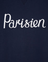 Round-neck long-sleeved raglan sweatshirt - Navy