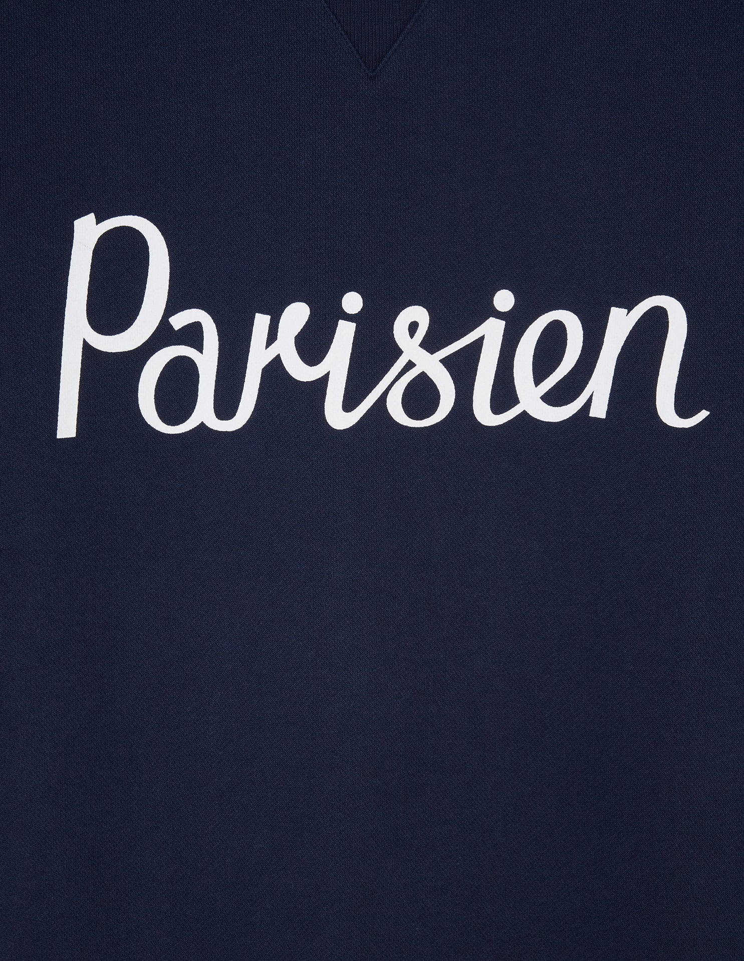 Round-neck long-sleeved raglan sweatshirt - Navy