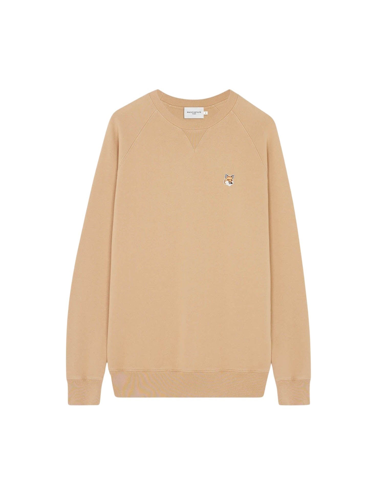 Fox Head embroidered sweatshirt - Beige