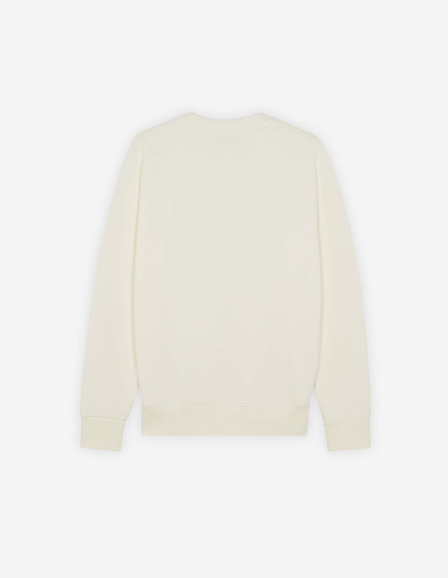 Fox Head embroidered sweatshirt - Ecru
