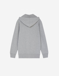 Zip-up hoodie - Grey Melange