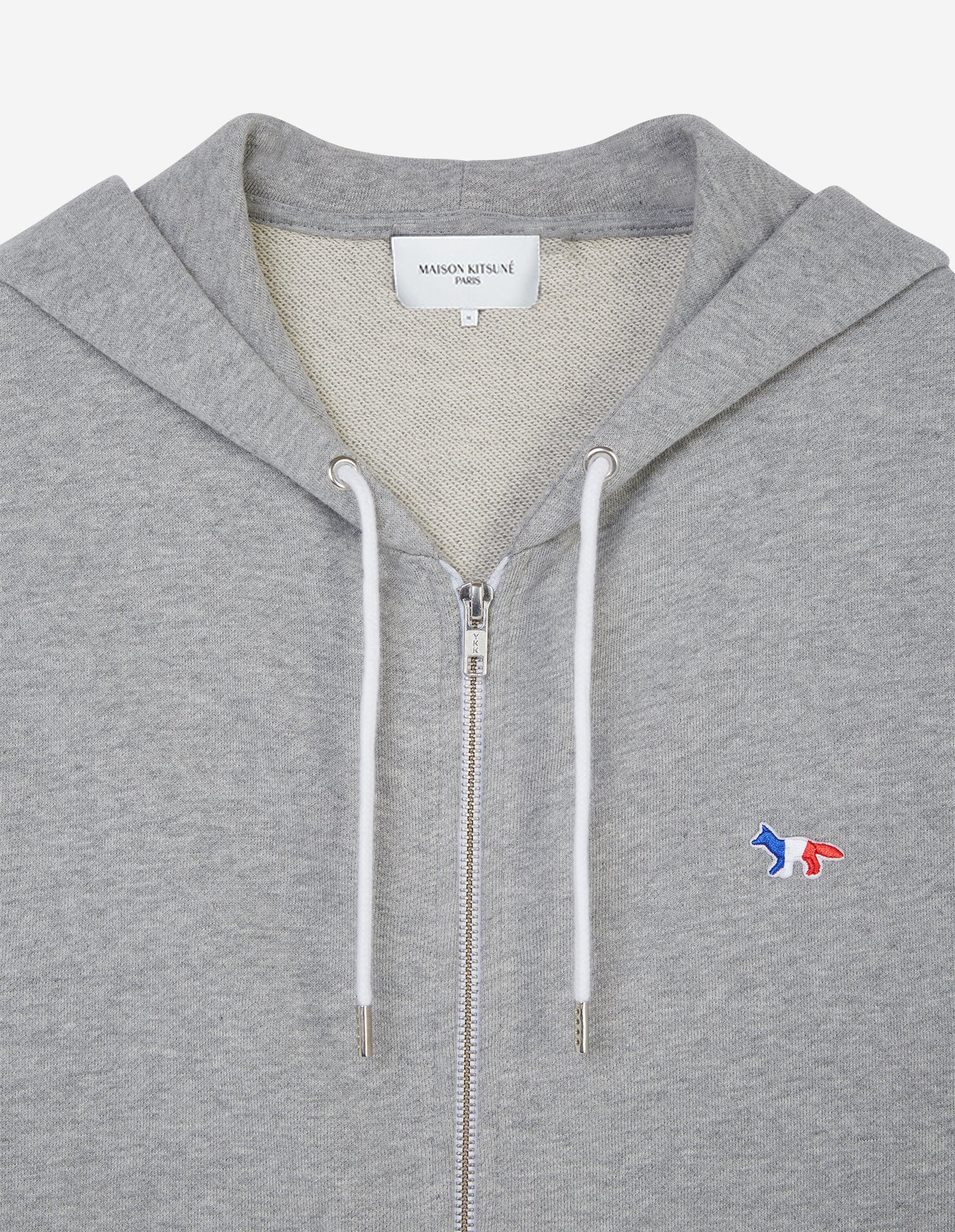 Zip-up hoodie - Grey Melange