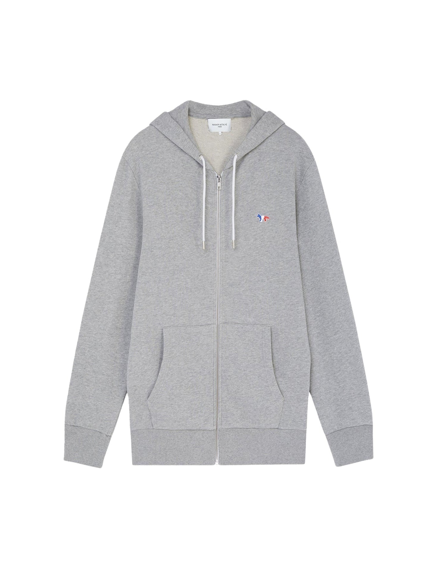 Sweat à capuche zippé - Grey Melange