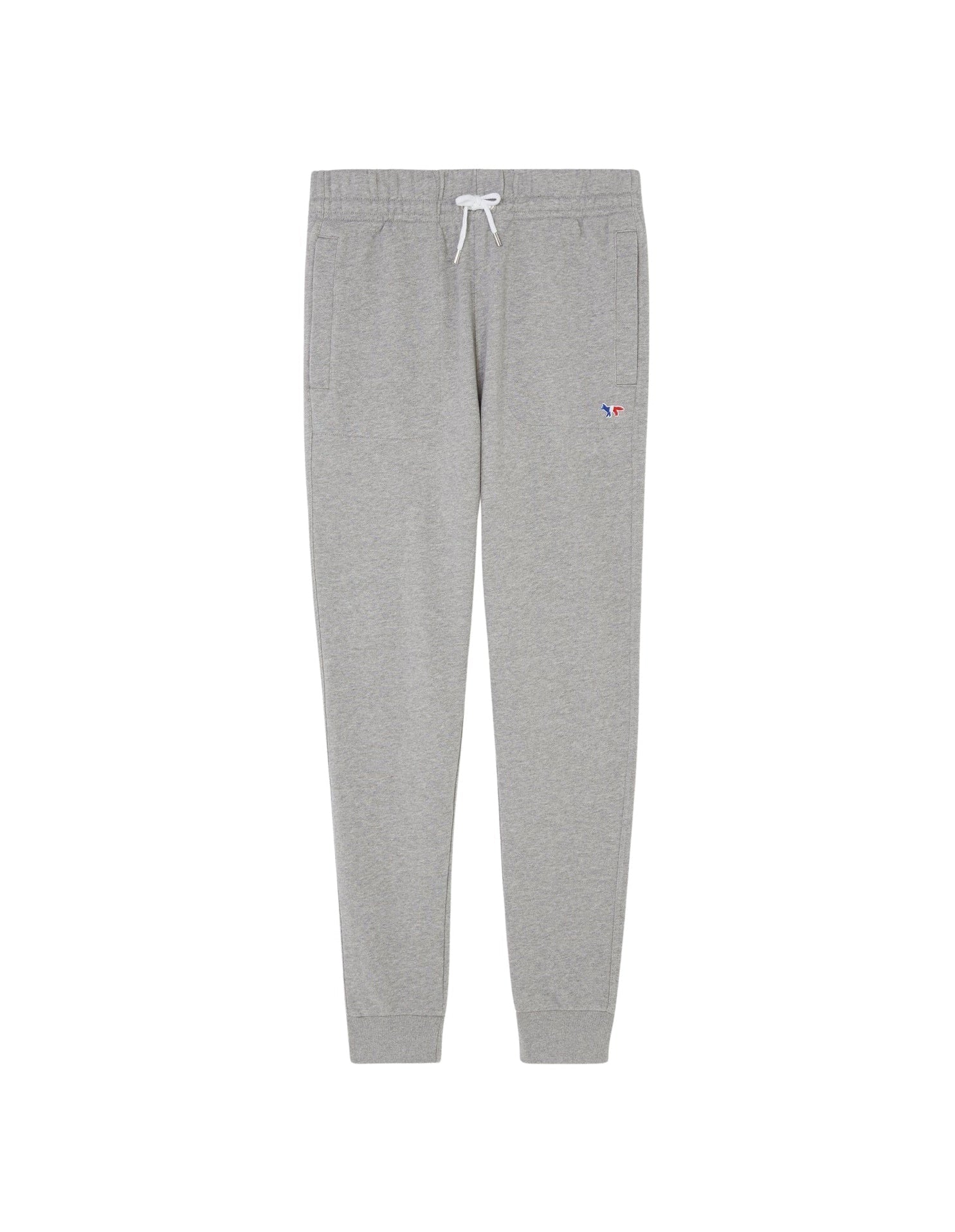 Track trousers with side slash pockets - Grey melange