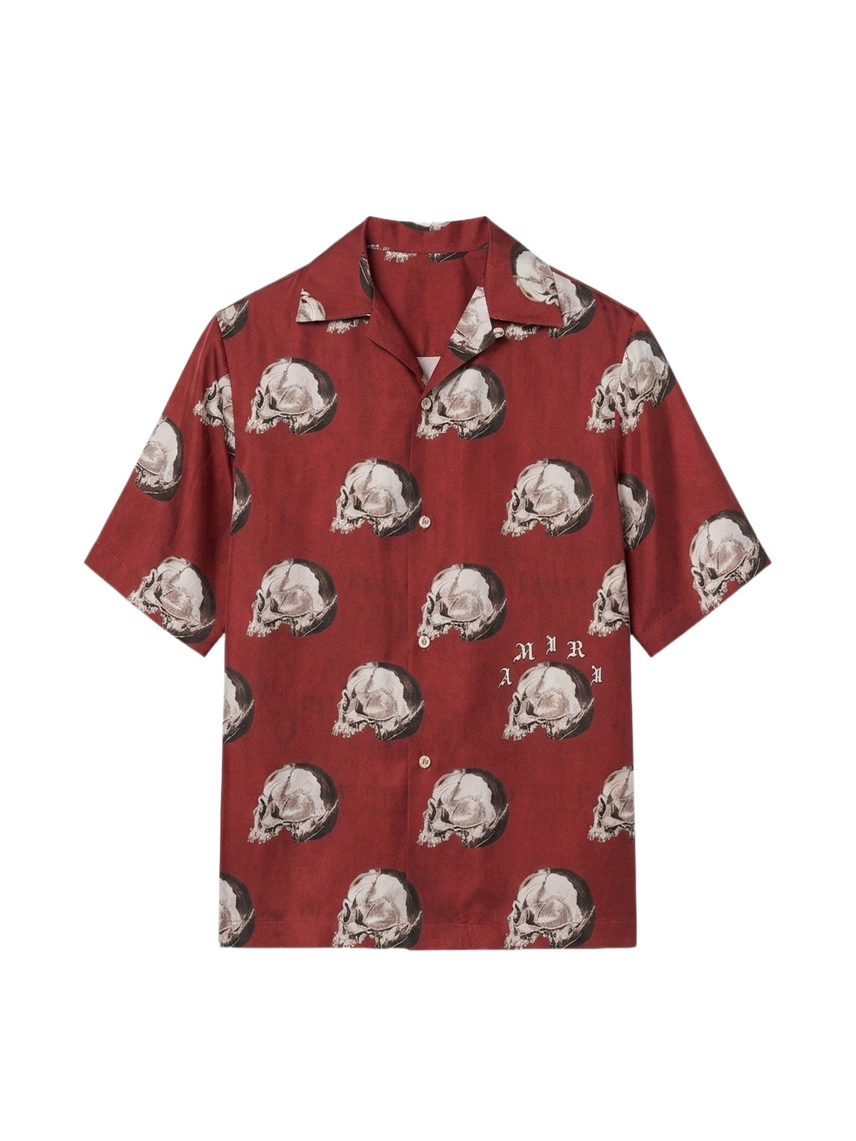 ALL OVER SKULL BOWLING SHIRT