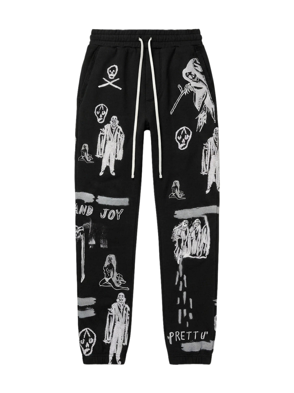 WES LANG EMBROIDERED SWEATPANT