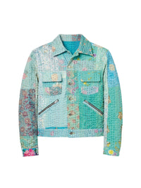 QUILTED PATCHWORK TRUCKER