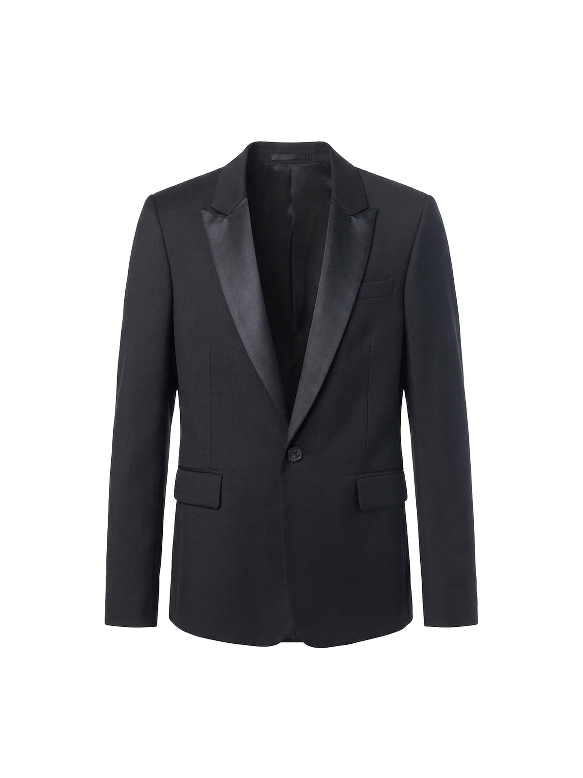 LEATHER SCARF BLAZER