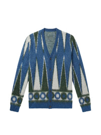BACKGAMMON BRUSHED CARDIGAN