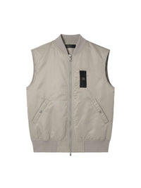 SLEEVELESS BOMBER VEST