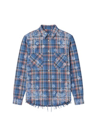 BLEACH BANDANA PLAID