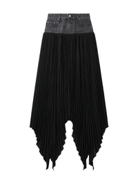 HYBRID PLEATED SKIRT