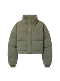 KNIT PUFFER JACKET