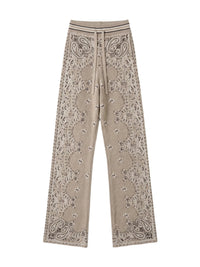BANDANA KNIT SWEATPANT
