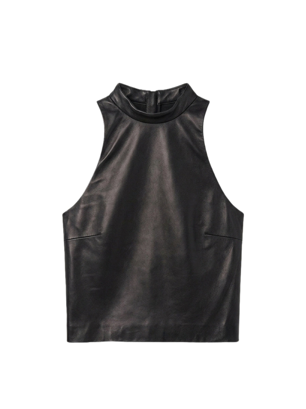 CROPPED MOCK NECK
