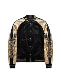 SATIN FLAMES SOUVENIR JACKET
