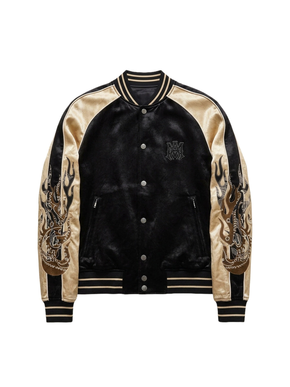 SATIN FLAMES SOUVENIR JACKET