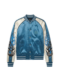 SATIN FLAMES SOUVENIR JACKET