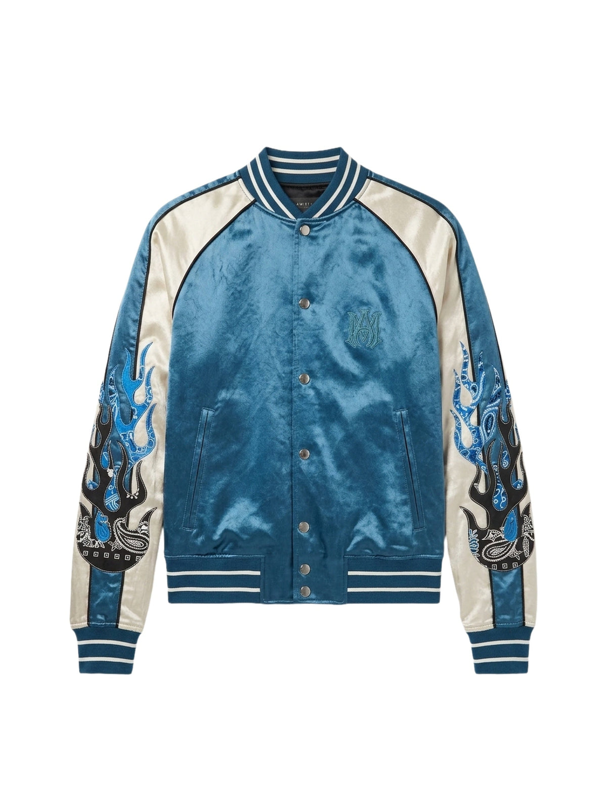 SATIN FLAMES SOUVENIR JACKET