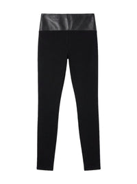 CONTRAST SKINNY W/ LEATHER