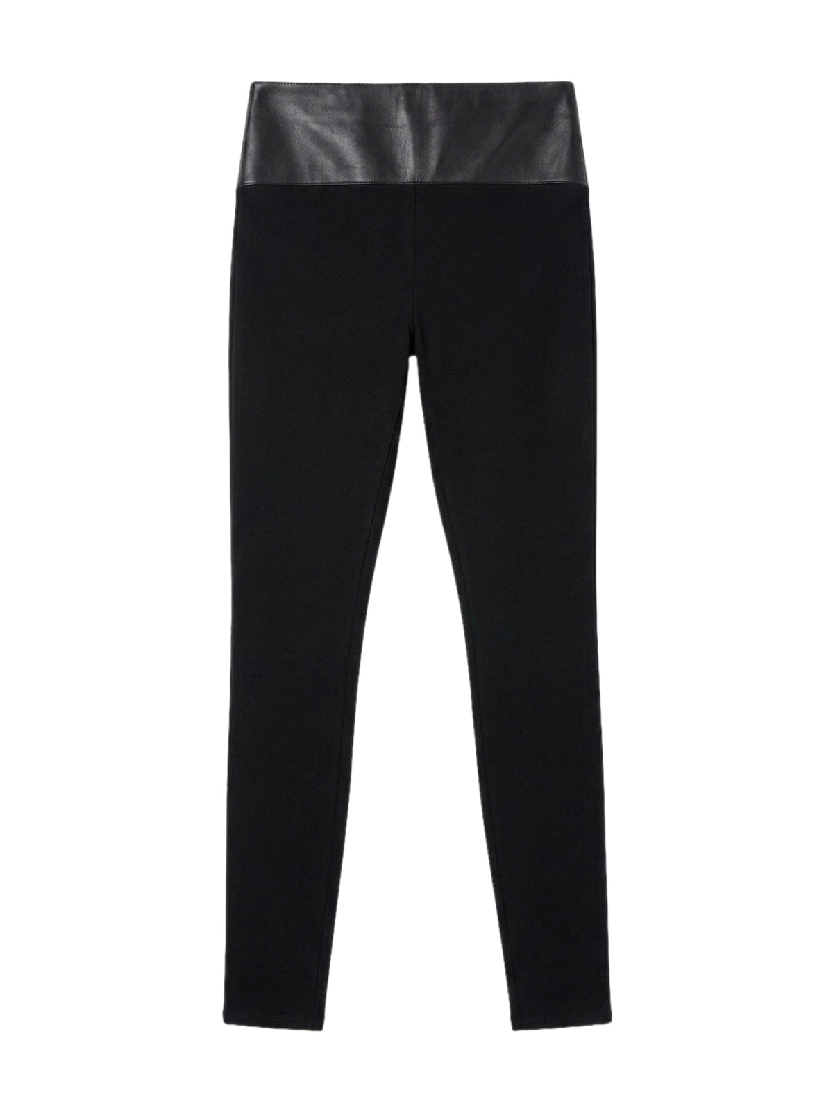 CONTRAST SKINNY W/ LEATHER