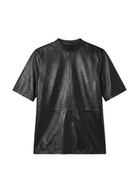 LEATHER STRONG SHOULDER TEE