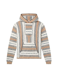 BRAIDED BANDANA STRIPE HOODIE