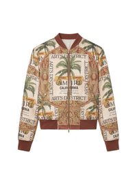 AMIRI RUM LABEL BOMBER JACKET