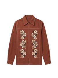 HIBISCUS ZIP SHIRT