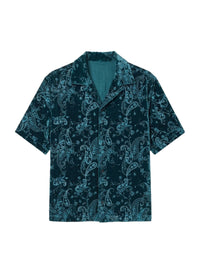Paisley Velvet Glitter Shirt