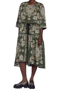 Robe avec coulisse - Verde Fantasia