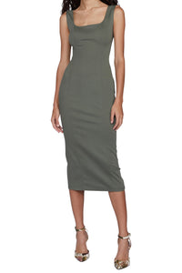 Robe midi fourreau - Verde Chiaro