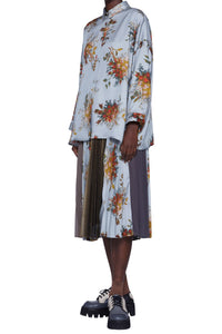 Chemise avec boutons - Azzurro Fantasia