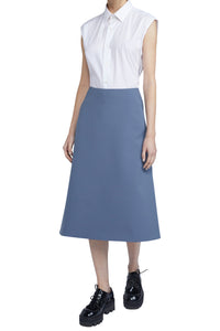 Jupe cloche - Azzurro Polvere