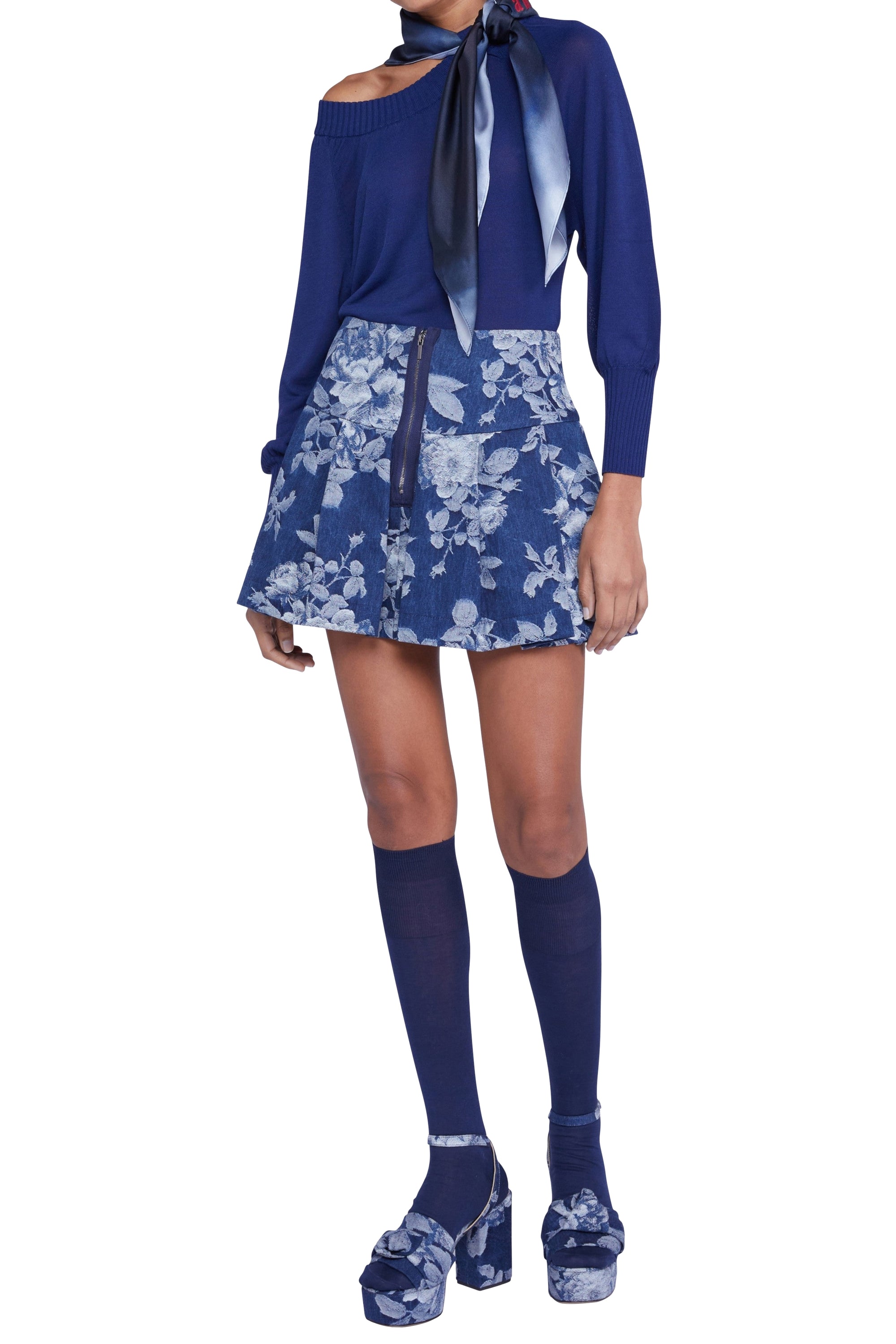 Pull tricoté manches longues - Blu & Azzurro