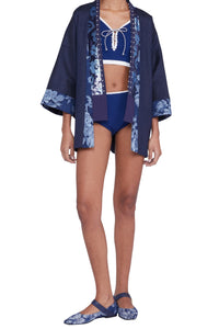 Short en maille - Blu & Bianco