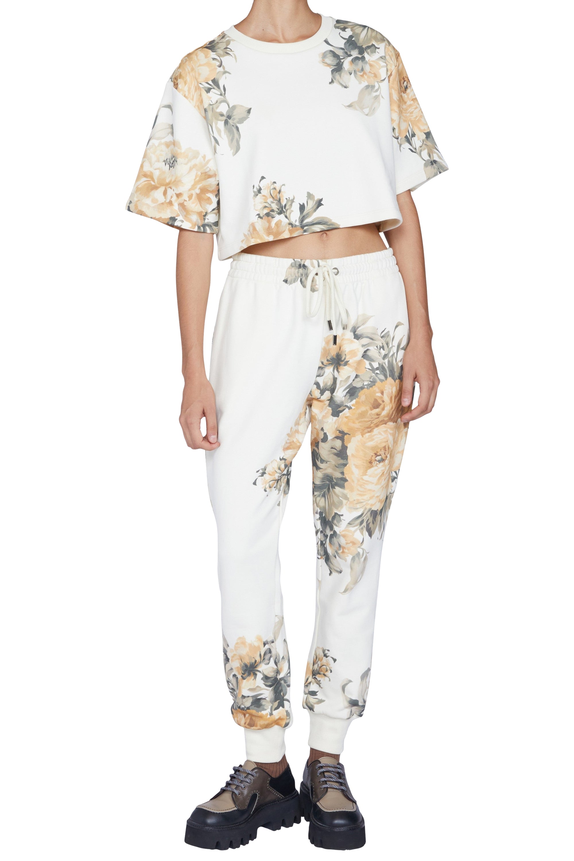 Pantalon avec revers - Bianco