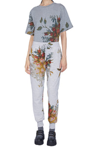 Pantalon avec revers - Grigio