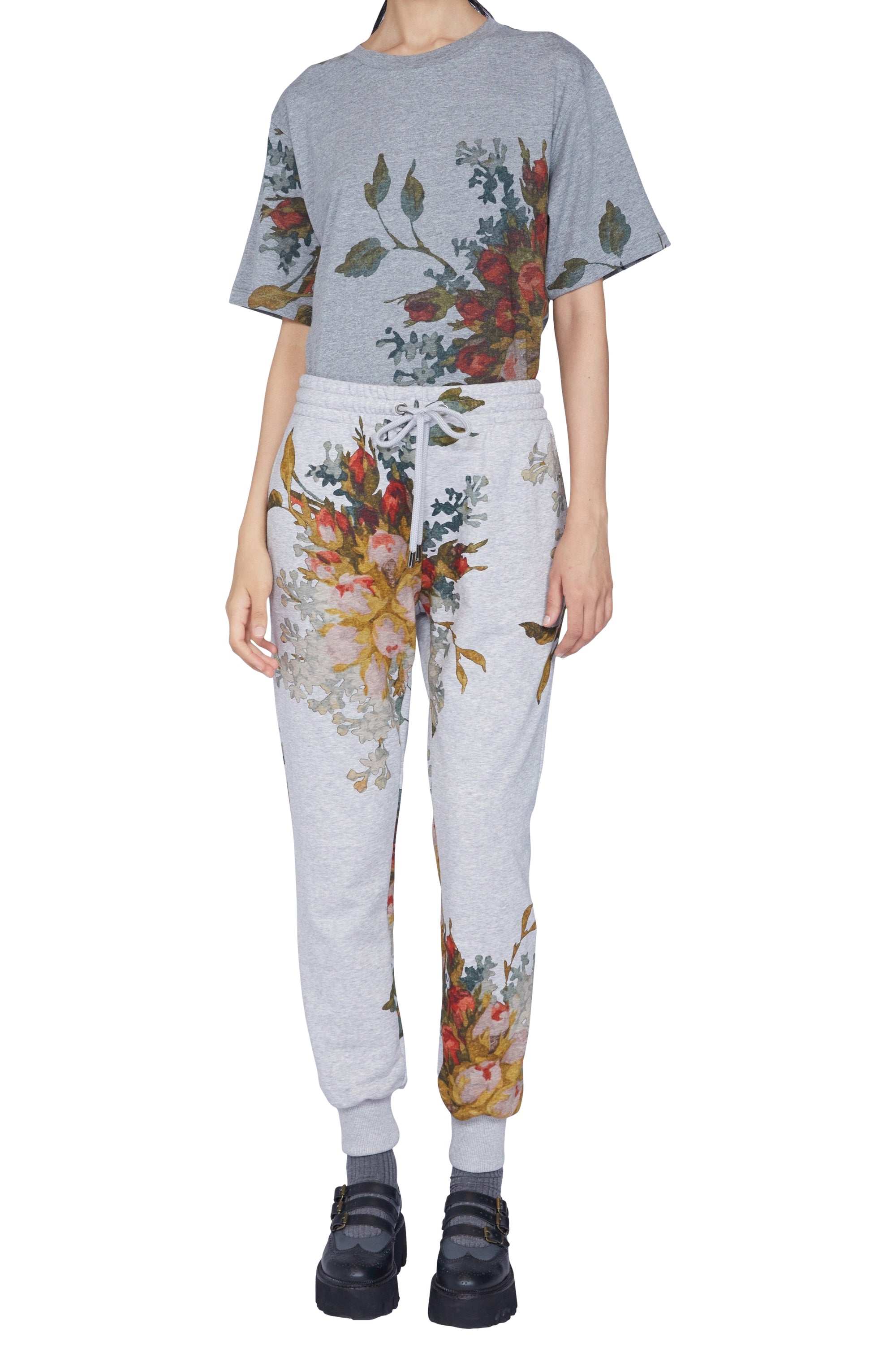 Pantalon avec revers - Grigio