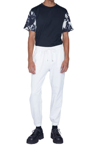 Pantalon avec revers - Avorio