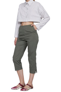 Pantalon capri - Verde Chiaro