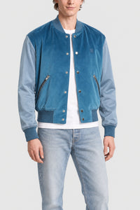 VELVET SATIN BOMBER