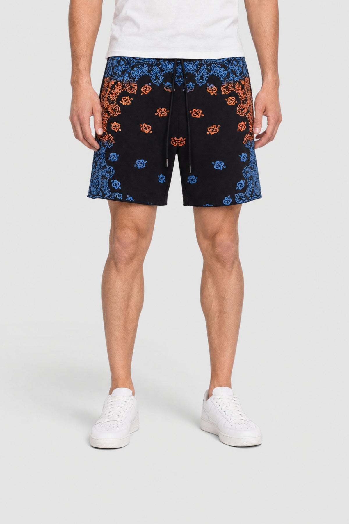 BANDANA BLEACH SHORTS