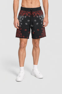 BANDANA BLEACH SHORTS