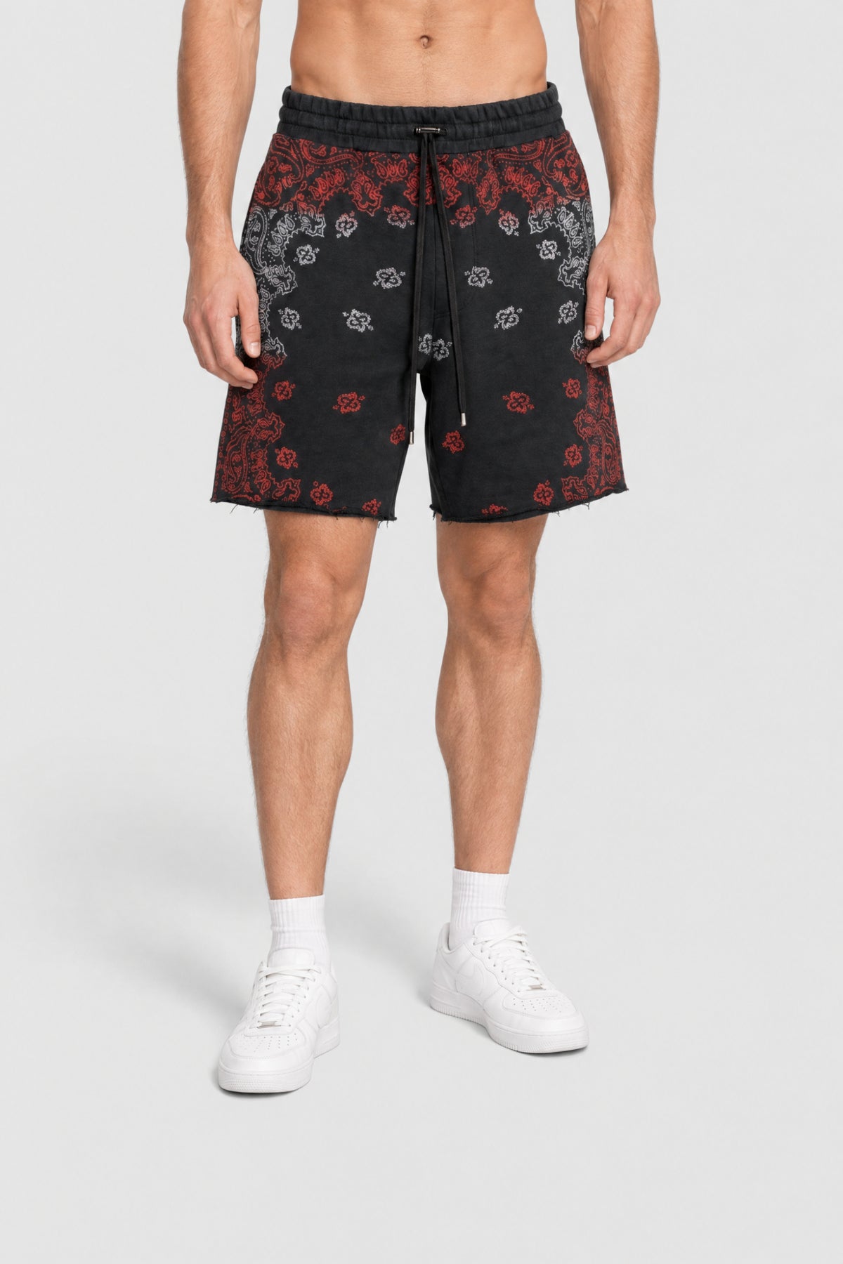 BANDANA BLEACH SHORTS