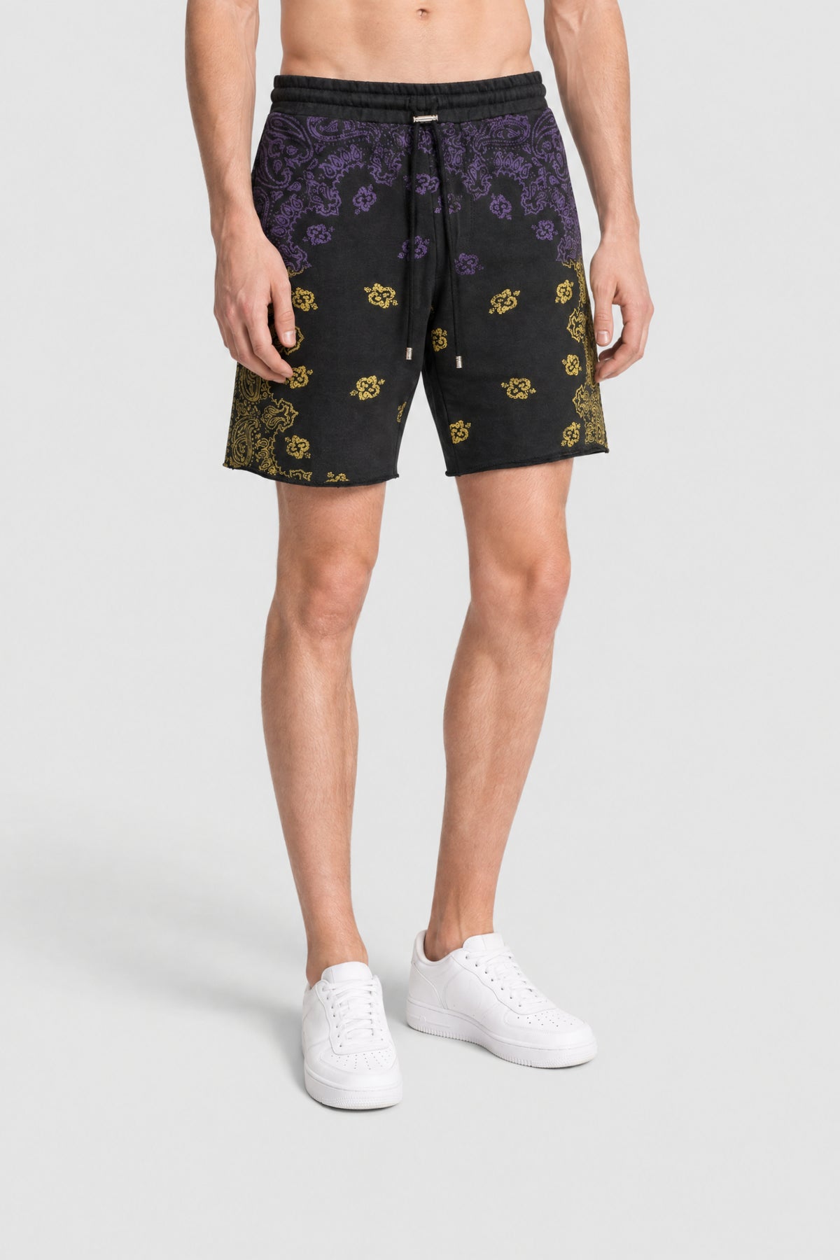BANDANA BLEACH SHORTS