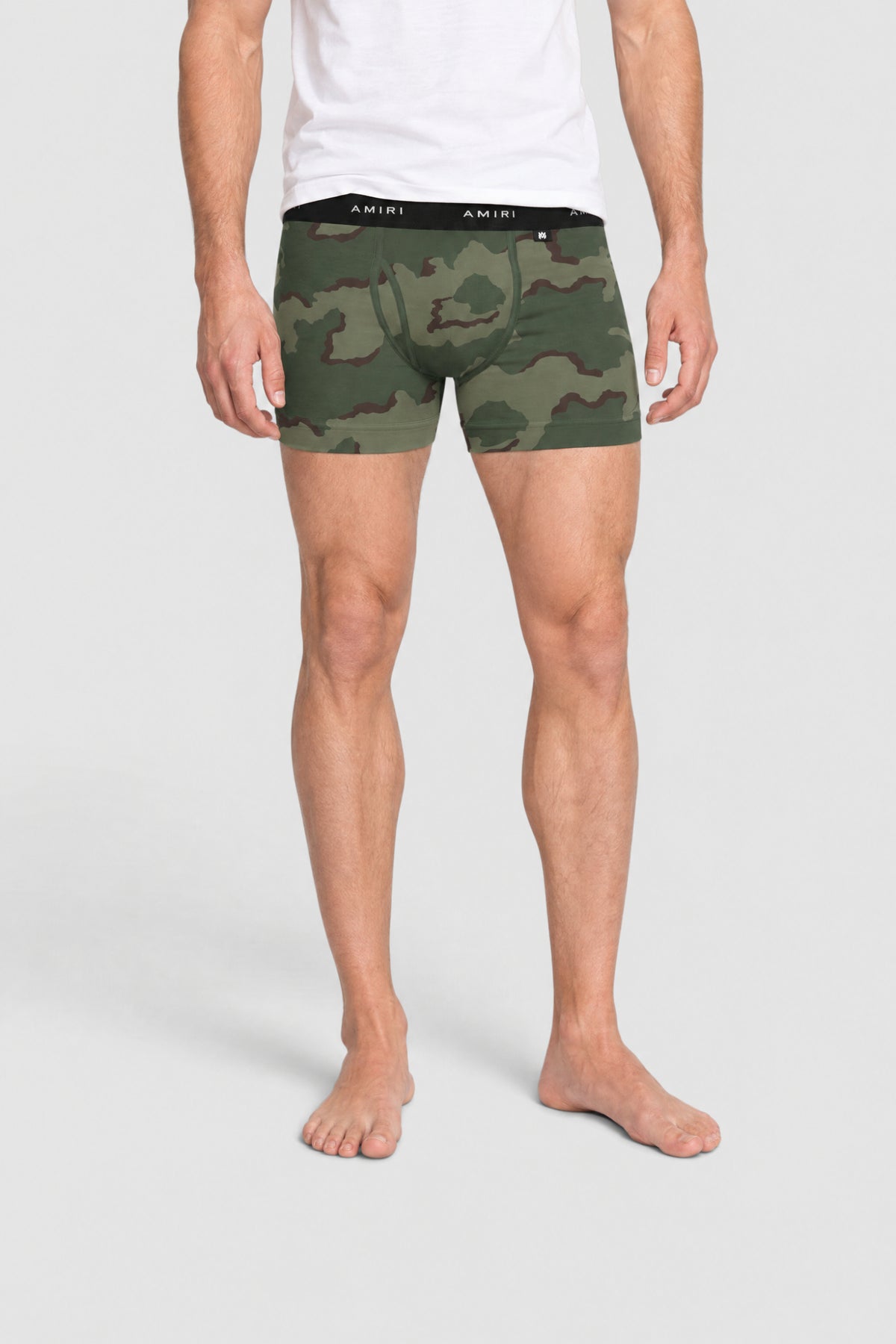 AMIRI WAISTBAND CAMO BOXERS