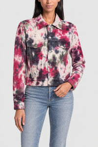 TIE DYE DENIM TRUCKER